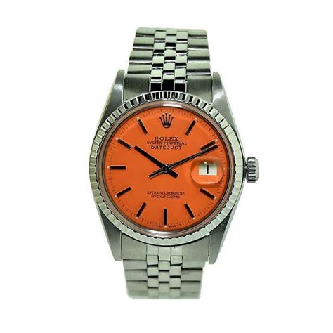 rolex orange face